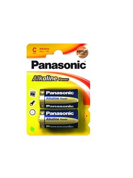 Pilas Panasonic Alkalina Lr14 . Blister De 2 Pilas (Caja De 12 Blister De 2 Unidades)