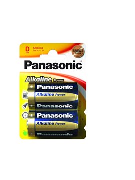 Pilas Panasonic Alkalina Lr20. Blister De 2 Pilas (Caja De 12 Blister De 2 Pilas)