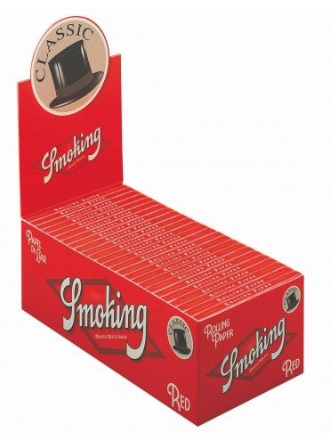 Papel De Fumar Smoking nº8 Red (Caja De 50 Libritos De 50 Hojas)