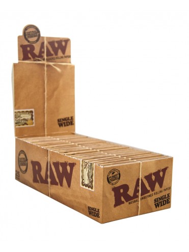 Papel De Fumar Raw Doble Corto (Caja De 25 Libritos)