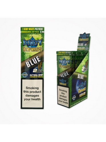 Juicy Hemp Wraps - 2 Blunts (25) Blue