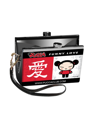 Monedero Pucca vanity club, blanca