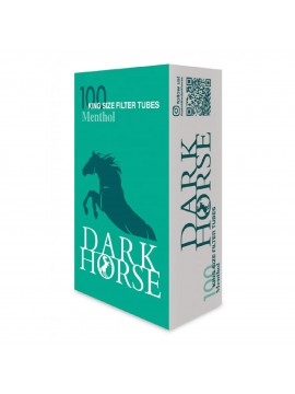 Tubos Para Rellenar Dark Horse De 100 Tubos Mentolados (Cajon De 50 Unidades)