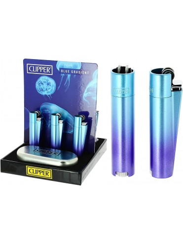 Encendedor CLIPPER Metal piedra BLUE GRADIENT (12)