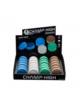 Grinder CHAMP HIGH Hemp Plastic 42mm 2 partes (24)