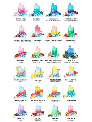 VAPER LOST MARY 600 CALADAS-24 SABORES (10)