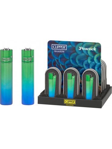 Encendedor CLIPPER Metal Peacock (12)