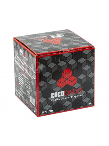 Carbón COCODALYA 1kg 26x26x26mm 64pc
