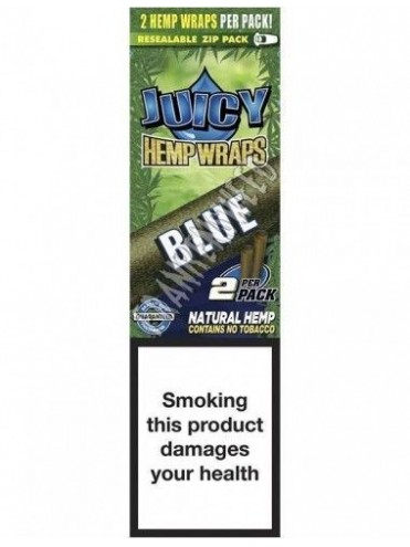 Juicy Hemp Wraps - 2 Blunts (25) Blue