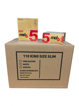 Papel MD5 King Size Brown 110mm (50)