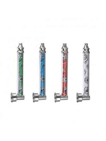 Pipa CHAMP HIGH Cosmos&Leaf glass 9cm (15)