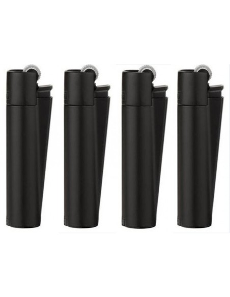 Encendedor CLIPPER metálico black matt (12)