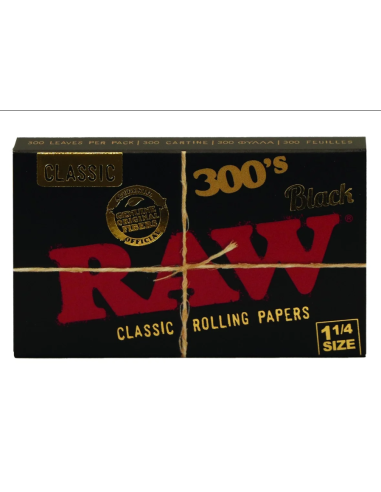 Papel RAW 300 Black (40)