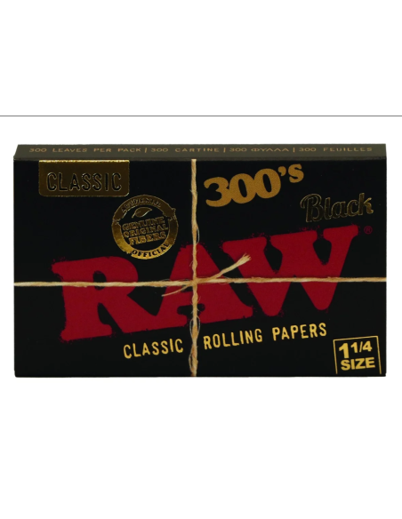 Papel RAW 300 Black (40)