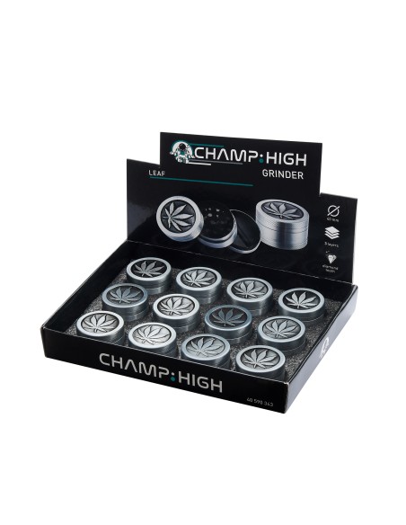 Grinder CHAMP HIGH metal leaf 40mm 3 partes (12)