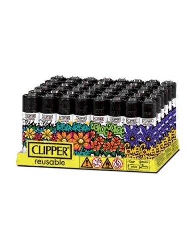 Encendedor CLIPPER urban flowers (48)