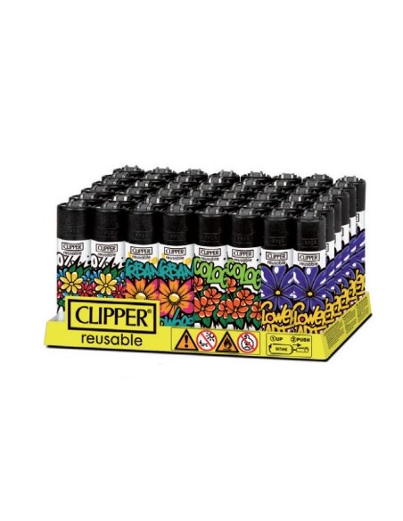 Encendedor CLIPPER urban flowers (48)