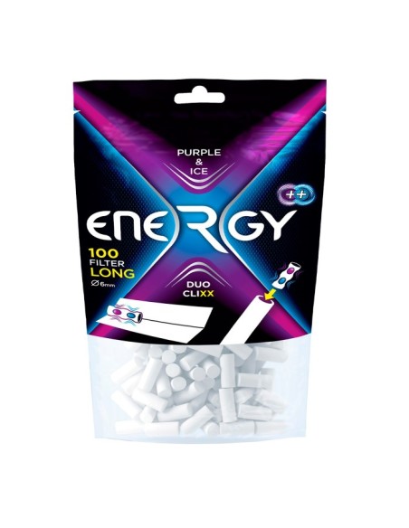 Filtros ENERGY DUO Clixx 6mm purple ice 100 uds (10)