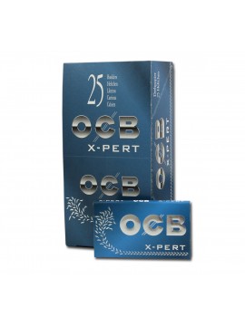 Papel De Fumar Ocb Blue Xpert Doble N?? 4 (Caja De 25 Libritos Con 100 Hojitas) 2