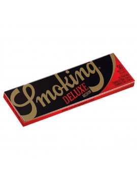 Papel De Fumar Smoking De Luxe 1-1/4 (Caja De 100 Libritos De 50 Hojas)