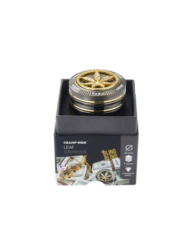 Grinder CHAMP HIGH Bling Bling Leaf