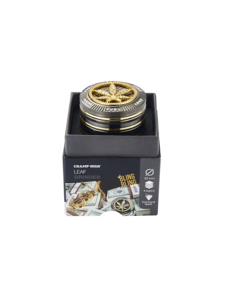 Grinder CHAMP HIGH Bling Bling Leaf