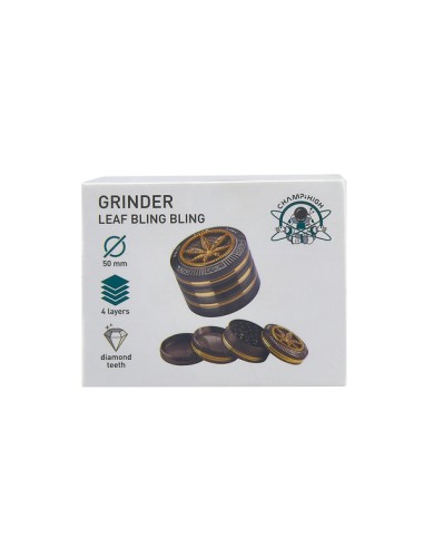 Grinder CHAMP HIGH Bling Bling Leaf