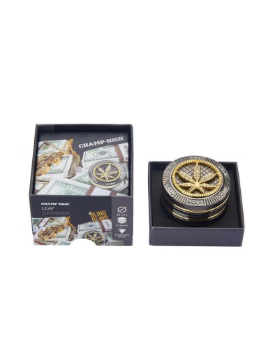 Grinder CHAMP HIGH Bling Bling Leaf