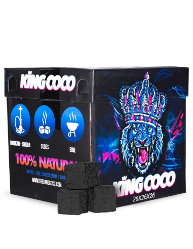 Carbón KING COCO azul 1KG 26- 5 uds