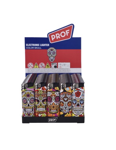 Encendedor PROF electrónico Skull (50)