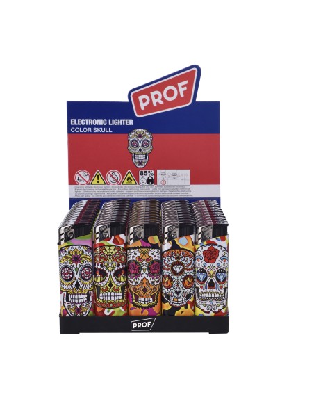Encendedor PROF electrónico Skull (50)