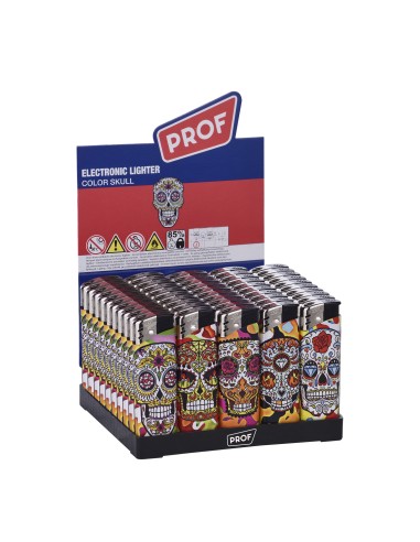 Encendedor PROF electrónico Skull (50)