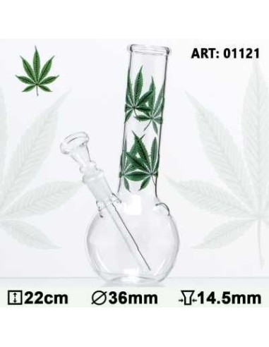 Bong Glass Leaf 22cm