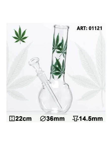 Bong Glass Leaf 22cm