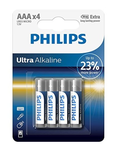 Pila PHILIPS Alcalina LR3 AAA (48)