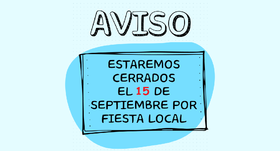 cerrado por vacaciones